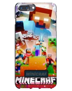 Чехол для iPhone 7 Plus с картинкой «Minecraft герои игры» Чехол для iPhone 7 Plus с картинкой «Minecraft герои игры»
