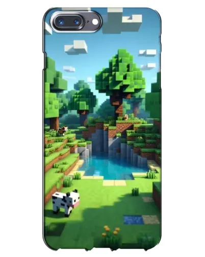 Чехол для iPhone 7 Plus с картинкой «Minecraft летний день»