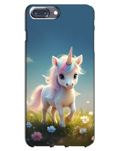 Чехол для iPhone 7 Plus с картинкой «Единорог на поляне»