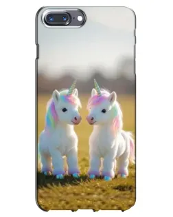 Чехол для iPhone 7 Plus с картинкой «Пара единорогов»