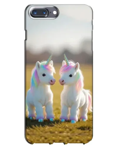 Чехол для iPhone 7 Plus с картинкой «Пара единорогов»