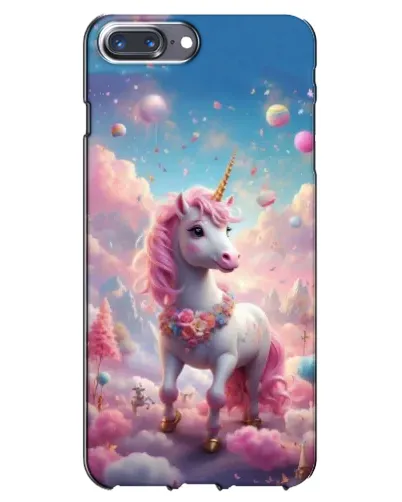Чехол для iPhone 7 Plus с картинкой «Единорог среди облаков»