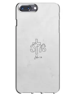 Чохол для iPhone 7 Plus з картинкою «Івана 3:16 Хрест» Чохол для iPhone 7 Plus з картинкою «Івана 3:16 Хрест»