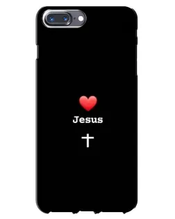 Чохол для iPhone 7 Plus з картинкою «Серце - Jesus» Чохол для iPhone 7 Plus з картинкою «Серце - Jesus»