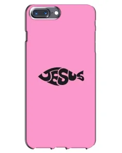 Чохол для iPhone 7 Plus з картинкою «Рожевий символ Jesus»