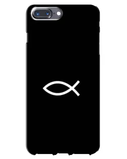 Чехол для iPhone 7 Plus с картинкой «Символ рыбы Jesus»