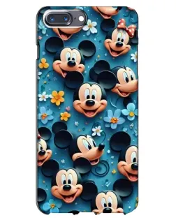 Чехол для iPhone 7 Plus с картинкой «Паттерн Микки и Минни»
