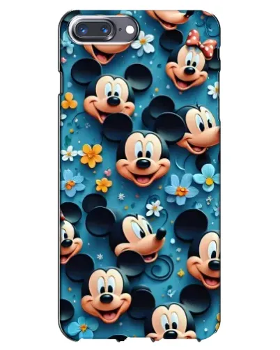 Чехол для iPhone 7 Plus с картинкой «Паттерн Микки и Минни»