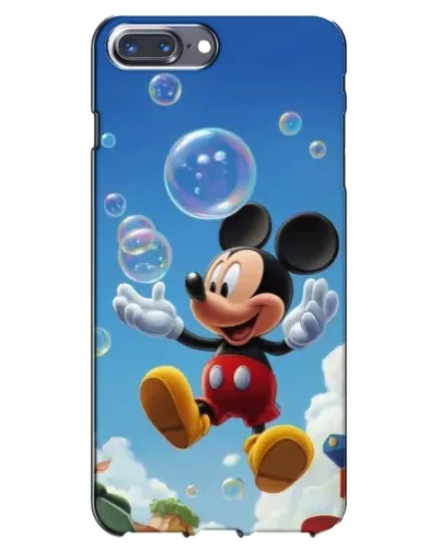 Чехол для iPhone 7 Plus с картинкой «Mickey и мыльные пузыри»