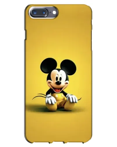 Чехол для iPhone 7 Plus с картинкой «Микки на желтом»