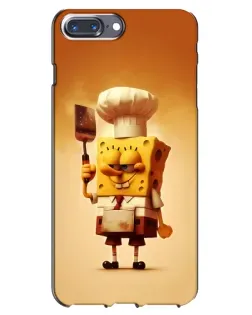 Чехол для iPhone 7 Plus с картинкой «Губка Боб повар»