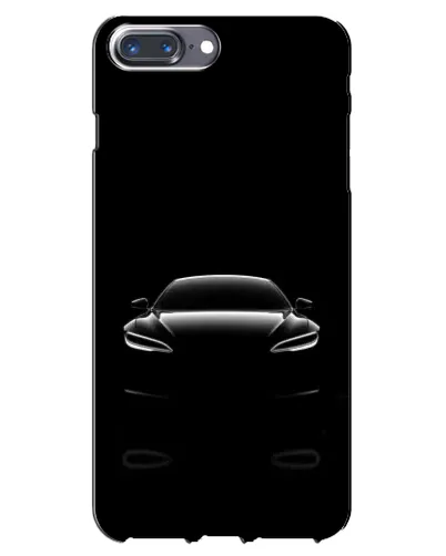 Чохол для iPhone 7 Plus з картинкою «Силует Tesla Night»