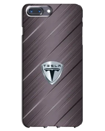 Чохол для iPhone 7 Plus з картинкою «Металева текстура Tesla»