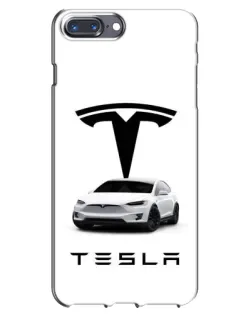 Чохол для iPhone 7 Plus з картинкою «Tesla White Style»