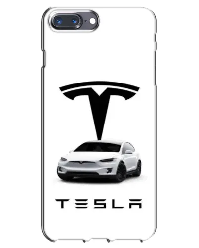 Чохол для iPhone 7 Plus з картинкою «Tesla White Style»