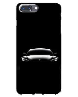 Чохол для iPhone 7 Plus з картинкою «Фари Tesla Night»