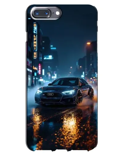 Чохол для iPhone 7 Plus з картинкою «Нічне місто та Audi» Чохол для iPhone 7 Plus з картинкою «Нічне місто та Audi»