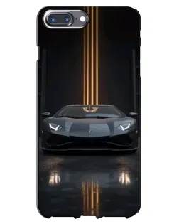 Чехол для iPhone 7 Plus с картинкой «Lamborghini золотые линии» Чехол для iPhone 7 Plus с картинкой «Lamborghini золотые линии»
