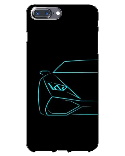 Чехол для iPhone 7 Plus с картинкой «Голубой силуэт Lamborghini» Чехол для iPhone 7 Plus с картинкой «Голубой силуэт Lamborghini»