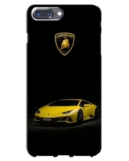 Чехол для iPhone 7 Plus с картинкой «Lamborghini желтый акцент» Чехол для iPhone 7 Plus с картинкой «Lamborghini желтый акцент»
