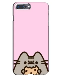 Чехол для iPhone 7 Plus с картинкой «Pusheen и печенье»