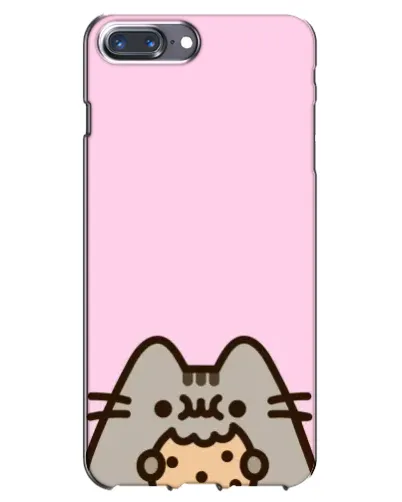 Чехол для iPhone 7 Plus с картинкой «Pusheen и печенье»