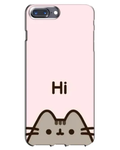 Чехол для iPhone 7 Plus с картинкой «Пушин говорит Hi»