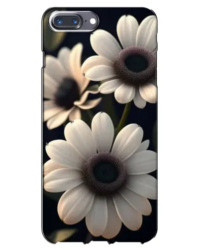 Чохол для iPhone 7 Plus з картинкою «Білі маргаритки макро»