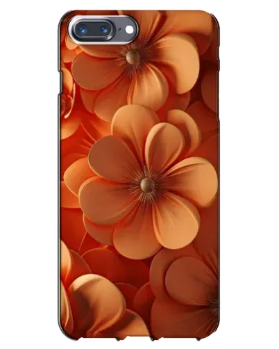 Чохол для iPhone 7 Plus з картинкою «Помаранчева макро квітка»