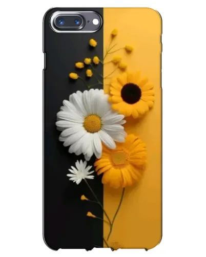 Чохол для iPhone 7 Plus з картинкою «Соняшник та ромашка»