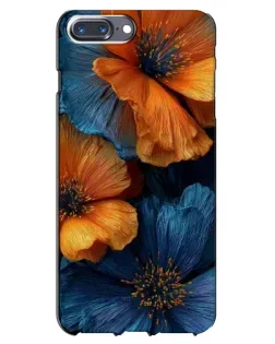 Чохол для iPhone 7 Plus з картинкою «Яскрава синьо-помаранчева флора» Чохол для iPhone 7 Plus з картинкою «Яскрава синьо-помаранчева флора»