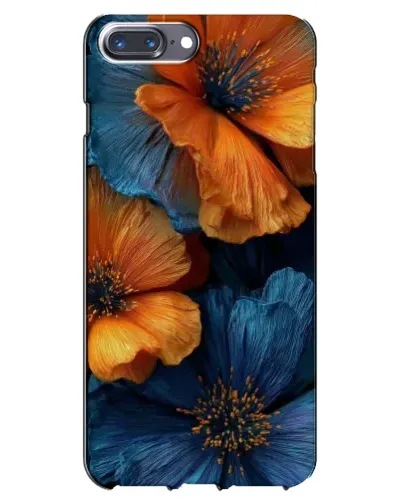 Чохол для iPhone 7 Plus з картинкою «Яскрава синьо-помаранчева флора» Чохол для iPhone 7 Plus з картинкою «Яскрава синьо-помаранчева флора»