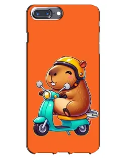 Чохол для iPhone 7 Plus з картинкою «Капібара на скутері» Чохол для iPhone 7 Plus з картинкою «Капібара на скутері»