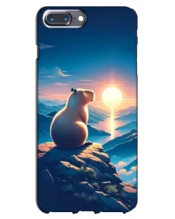Чохол для iPhone 7 Plus з картинкою «Захід сонця з капібарою» Чохол для iPhone 7 Plus з картинкою «Захід сонця з капібарою»