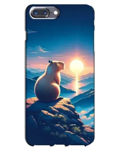 Чохол для iPhone 7 Plus з картинкою «Захід сонця з капібарою» Чохол для iPhone 7 Plus з картинкою «Захід сонця з капібарою»