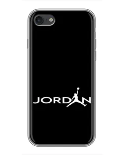 Чехол для iPhone 7 с картинкой «Jordan White Logo» Чехол для iPhone 7 с картинкой «Jordan White Logo»