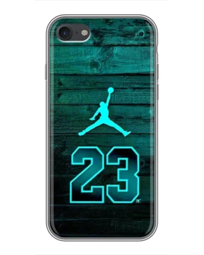 Чехол для iPhone 7 с картинкой «Jordan Cyan 23»