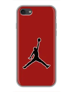 Чехол для iPhone 7 с картинкой «Jordan Red Back» Чехол для iPhone 7 с картинкой «Jordan Red Back»