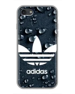 Чехол для iPhone 7 с картинкой «Adidas Trefoil Blue»