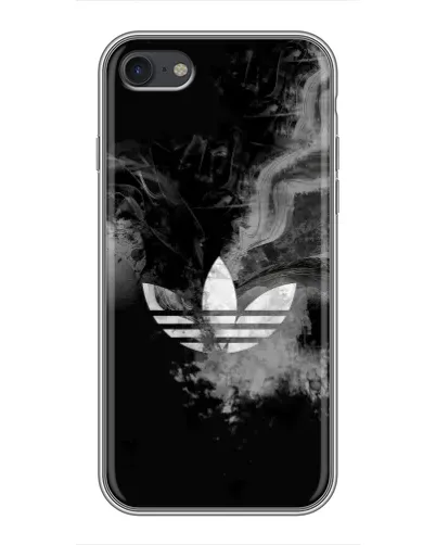 Чехол для iPhone 7 с картинкой «Абстрактный дым Adidas»