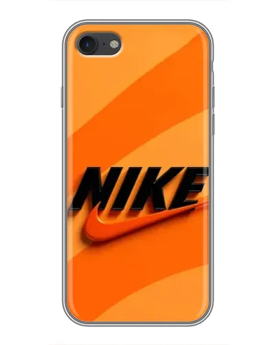Чехол для iPhone 7 с картинкой «Оранжевый драйв Nike»