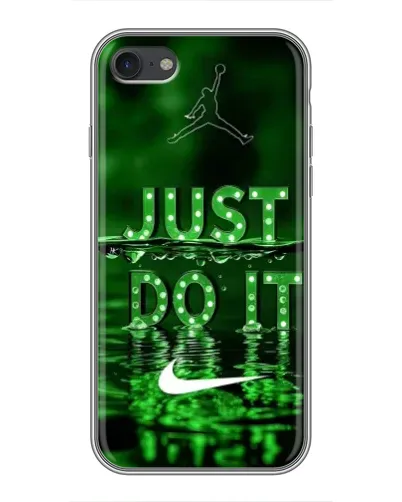 Чехол для iPhone 7 с картинкой «Зеленый неоновый Nike»