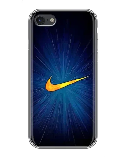 Чехол для iPhone 7 с картинкой «Синий пульс Nike» Чехол для iPhone 7 с картинкой «Синий пульс Nike»