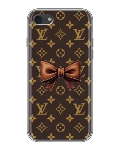 Чехол для iPhone 7 с картинкой «LV с бантом»