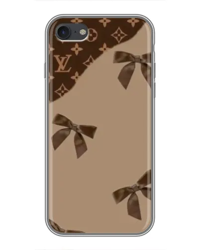 Чехол для iPhone 7 с картинкой «LV — кофейный атлас»