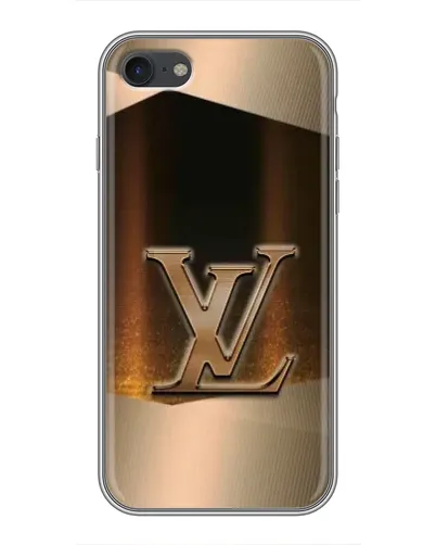 Чехол для iPhone 7 с картинкой «LV — золотое сияние»