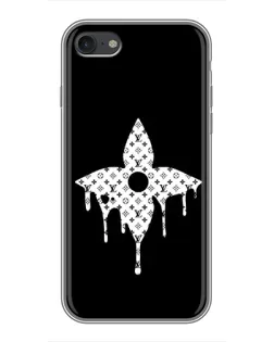 Чехол для iPhone 7 с картинкой «Цветочная монограмма»