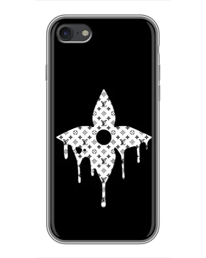 Чехол для iPhone 7 с картинкой «Цветочная монограмма»