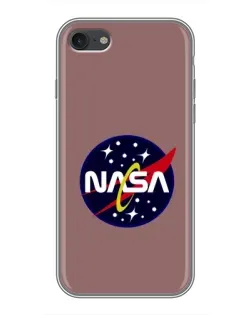 Чехол для iPhone 7 с картинкой «NASA — ретро космос» Чехол для iPhone 7 с картинкой «NASA — ретро космос»