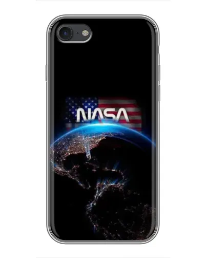 Чехол для iPhone 7 с картинкой «Земля из космоса NASA»